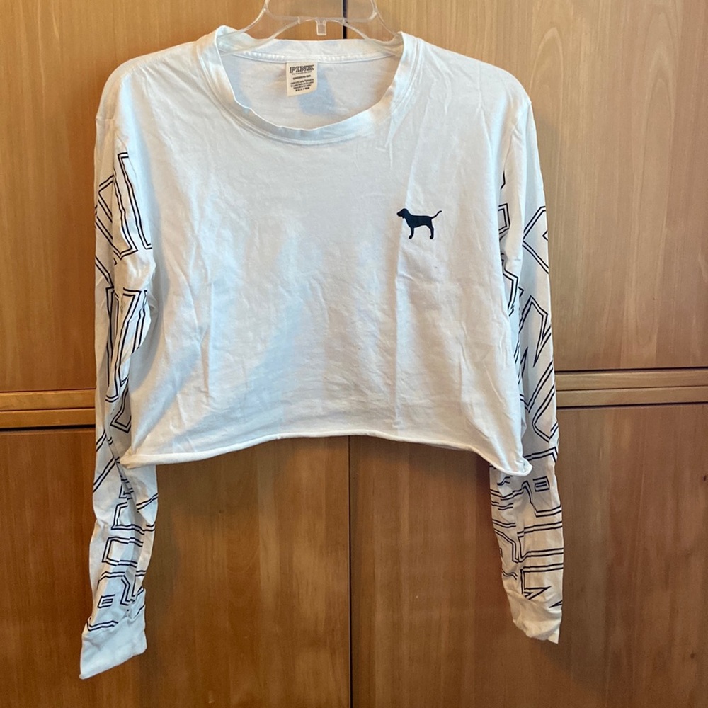 PINK Victoria secret long sleeve crop top